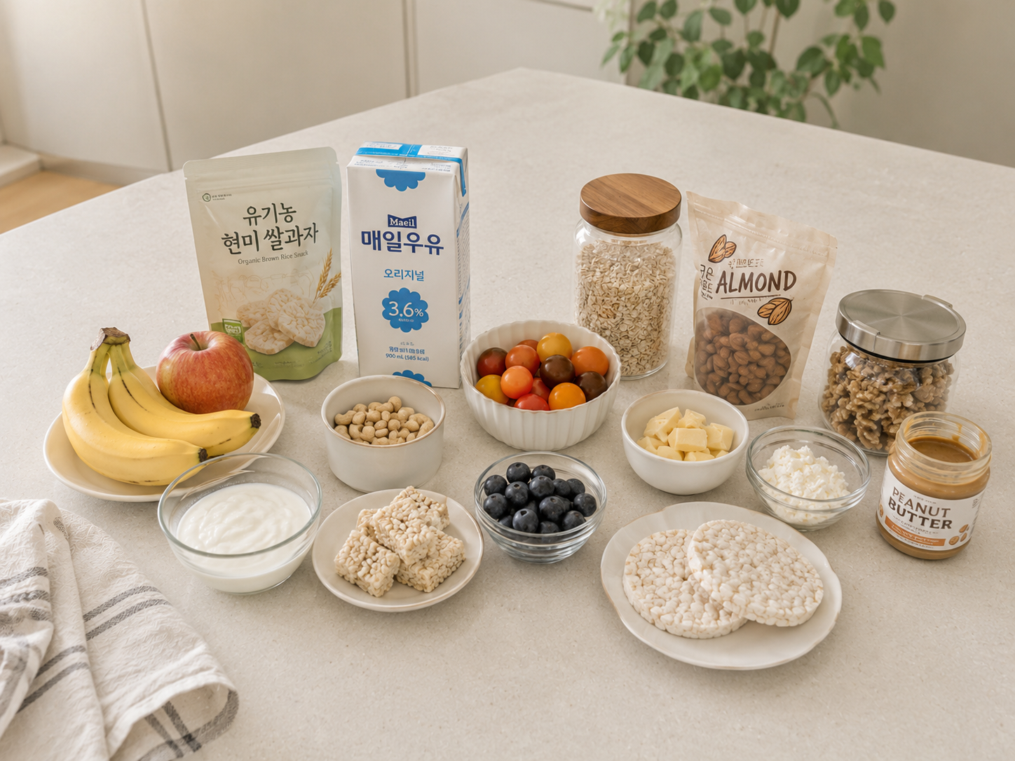 간식 재료 준비 사진