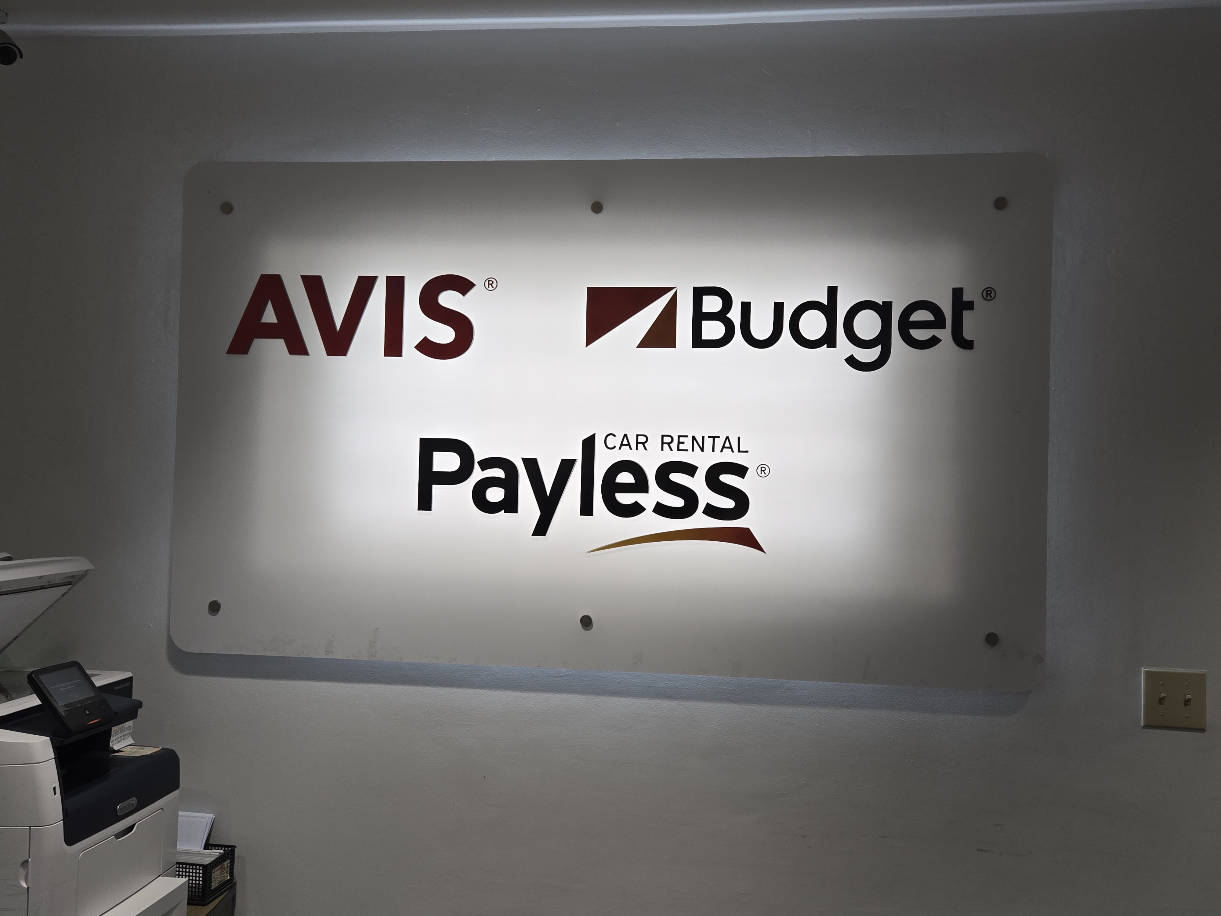 괌 공항 새벽 인수, 반납 렌트카