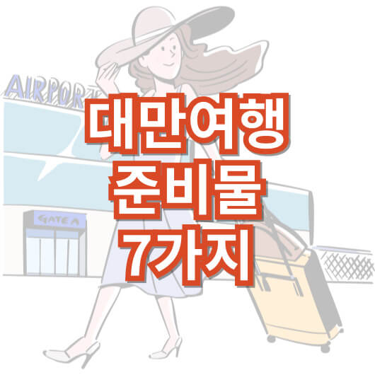 대만-여행-준비물