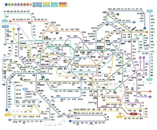 지하철 노선도