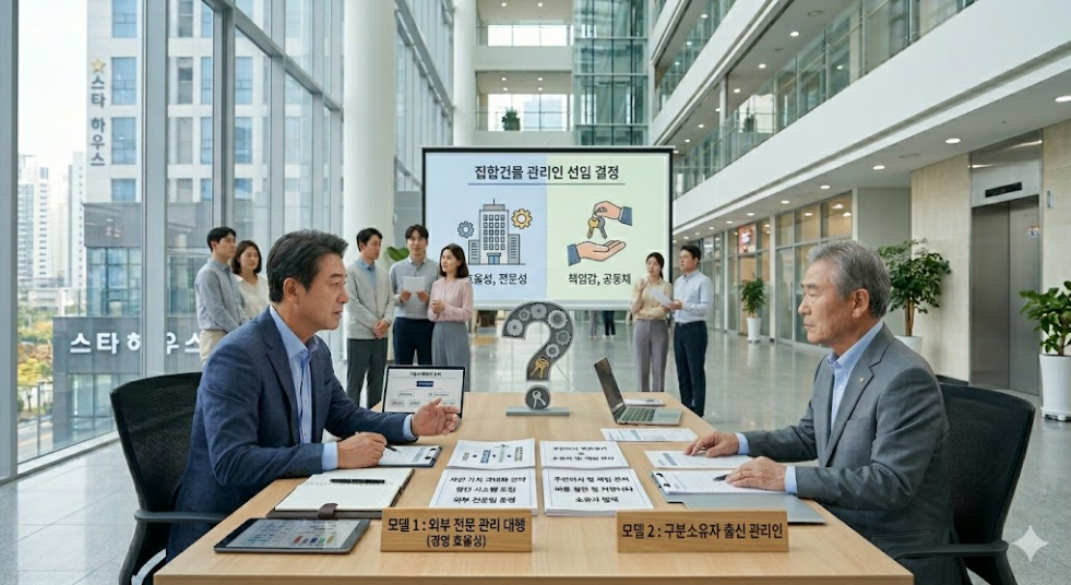 외부전문가와 구분소유자의 관리인