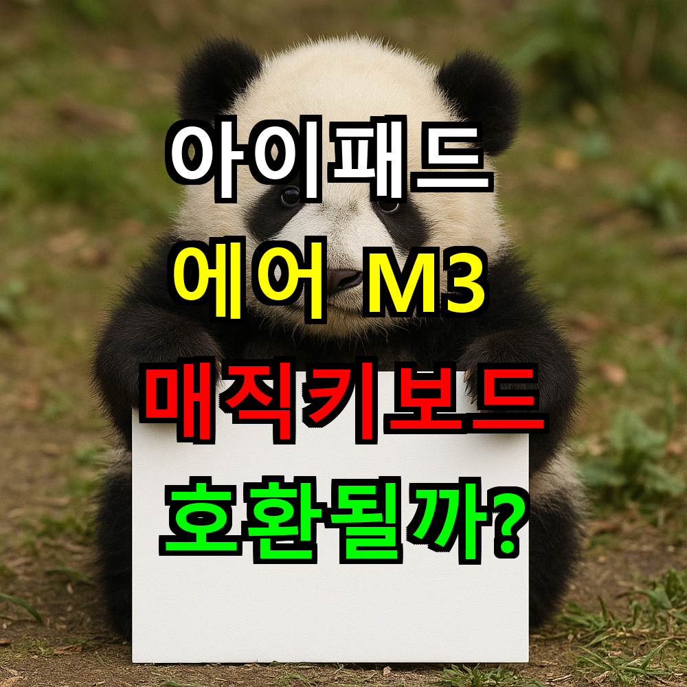 아이패드 에어 M3 매직키보드 호환될까? 완벽 가이드