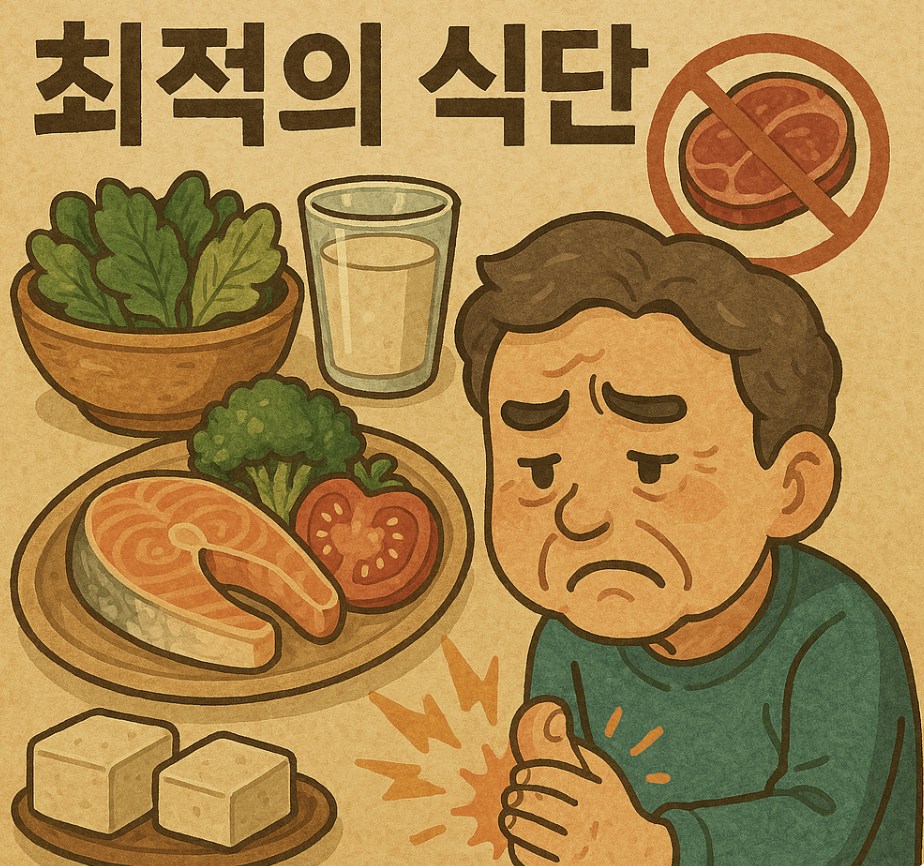 통풍 환자를 위한 최적의 식단