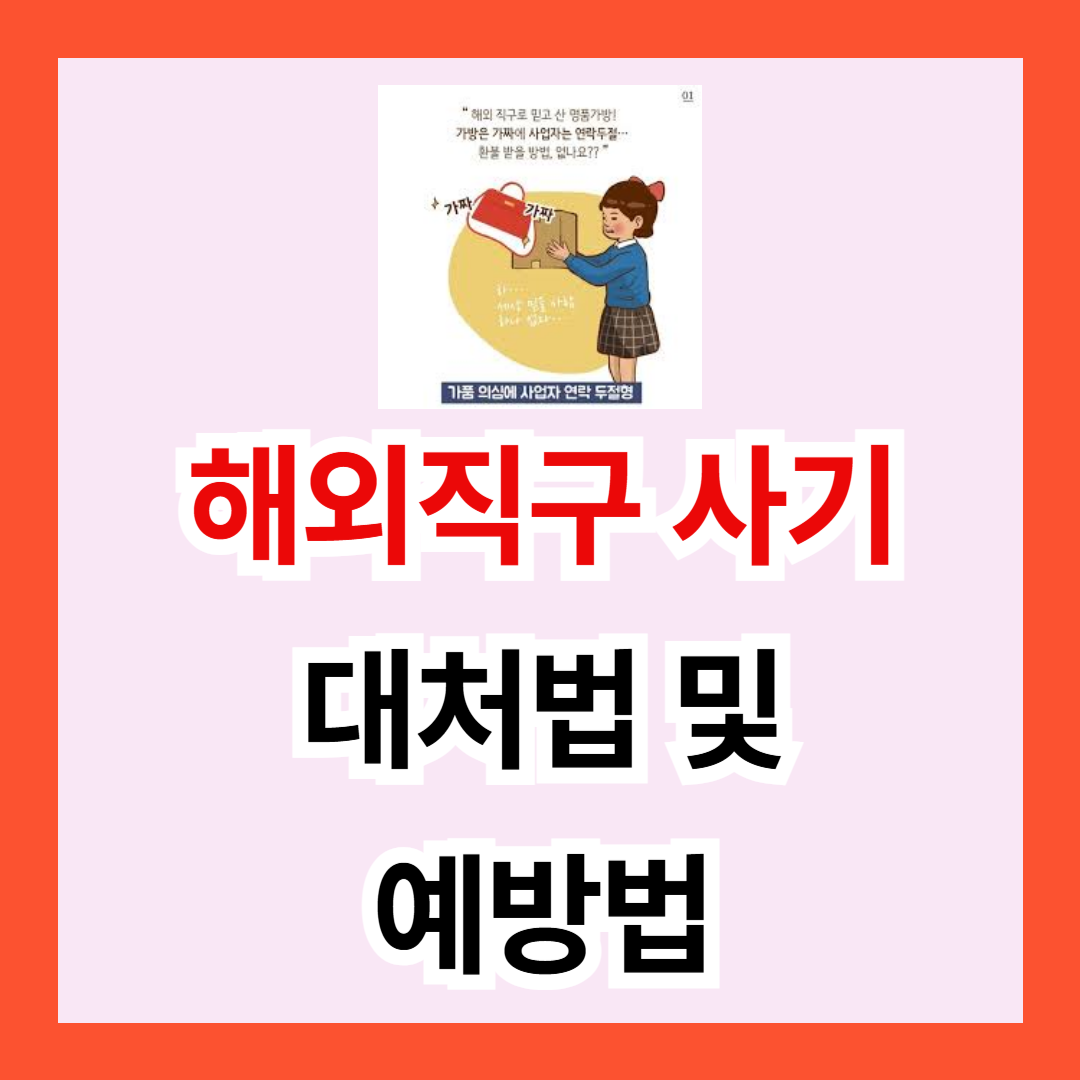 해외 직구 사기 주의보! SNS 쇼핑몰 광고 조심하세요
