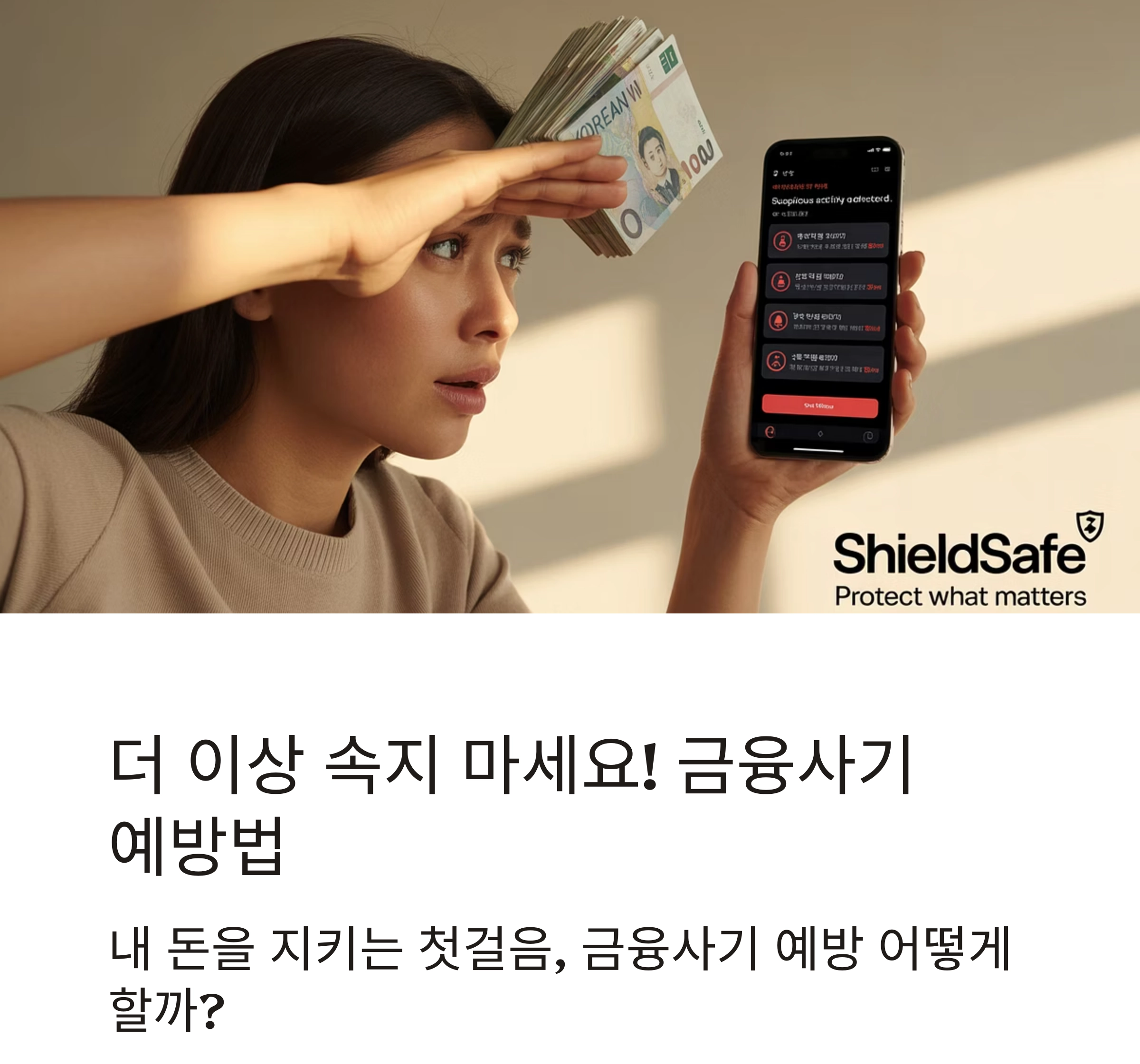 더 이상 속지 마세요! 금융사기 예방법 총정리