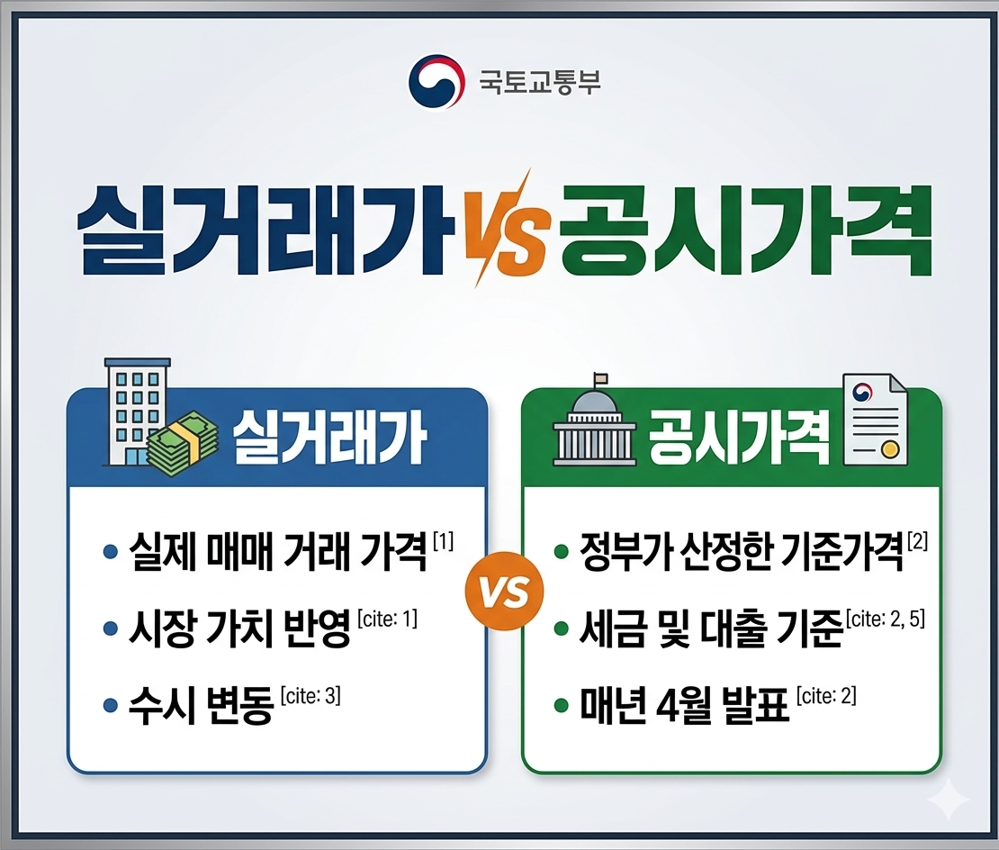 실거래가vs공시가격