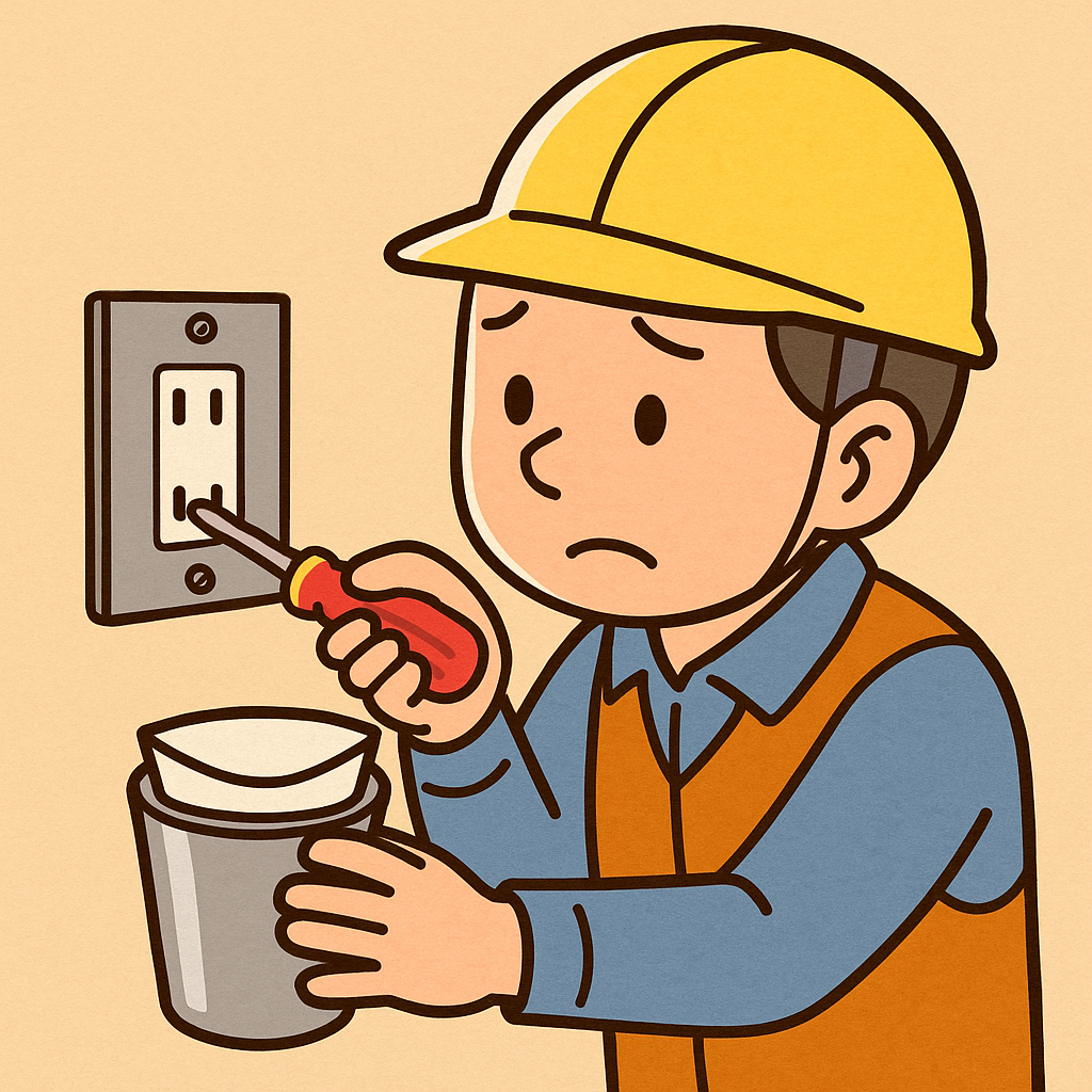 콘센트 교체, 자가점검