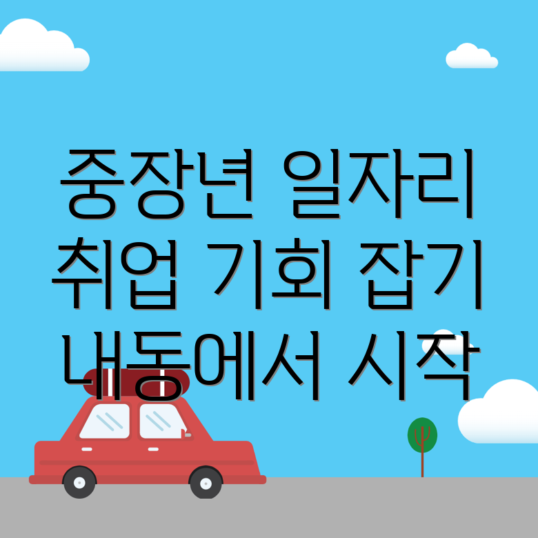 중장년 일자리
