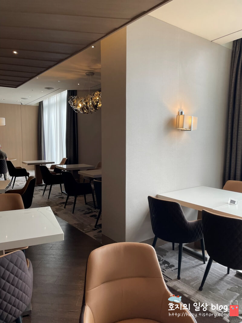 송도 쉐라톤 클럽라운지 전경