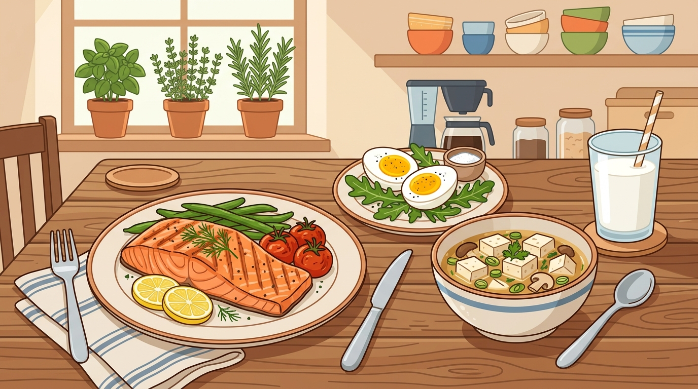 건강 식단 - 고단백 식사