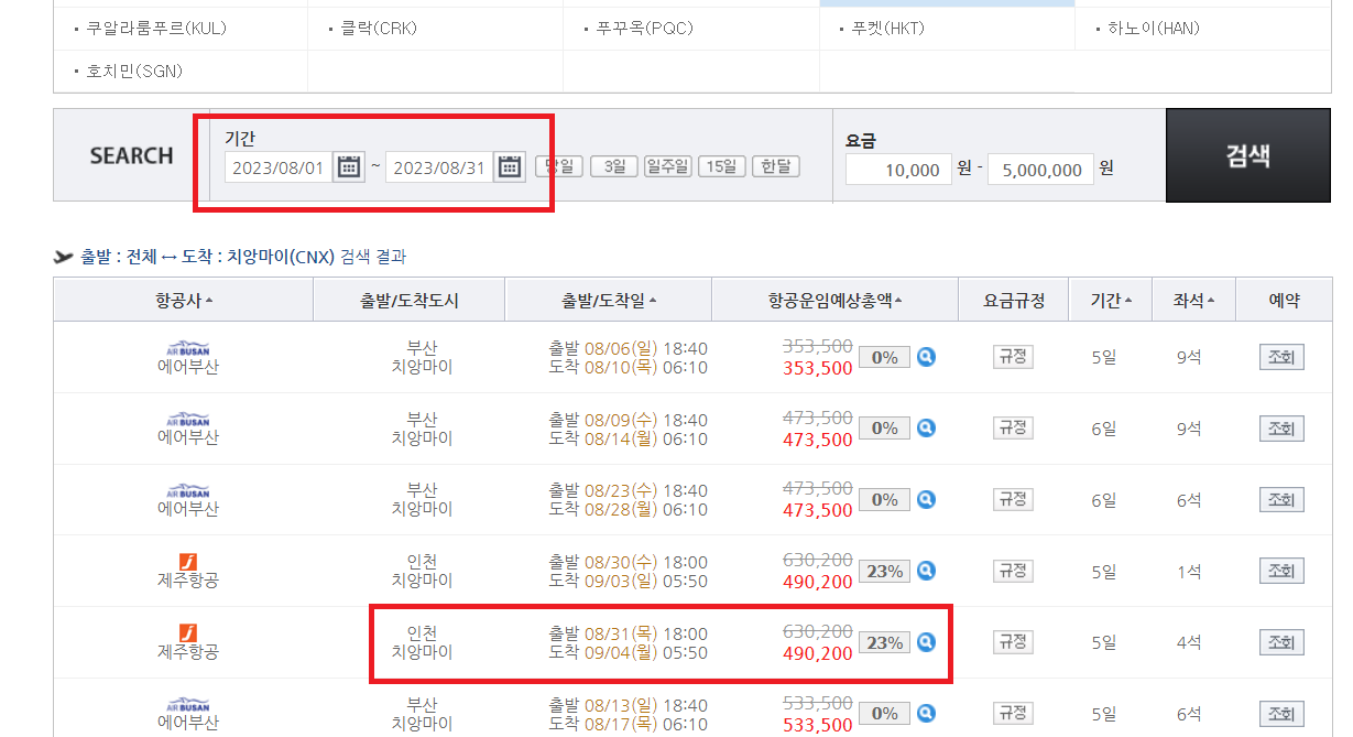 공동구매 항공권 완벽정리(모두투어, 하나투어)