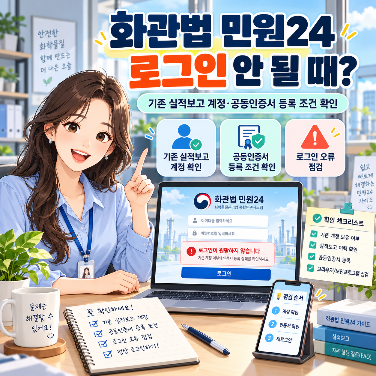 화관법 민원24 로그인 안 될 때? 기존 실적보고 계정&middot;공동인증서 등록 조건 확인