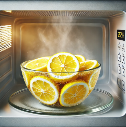 전자레인지 냄새 제거 쉽게 하는법