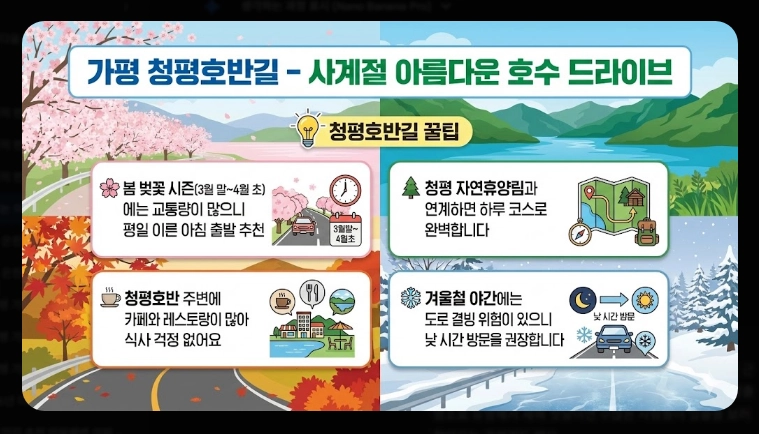 서울 근교 당일치기 드라이브 코스 BEST 5 (2026 최신)