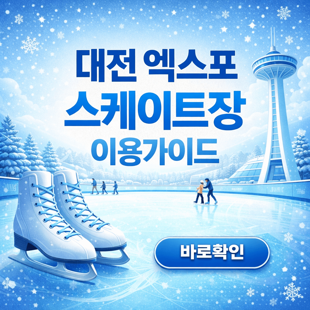 대전 도심 속 겨울왕국, 엑스포 스케이트장