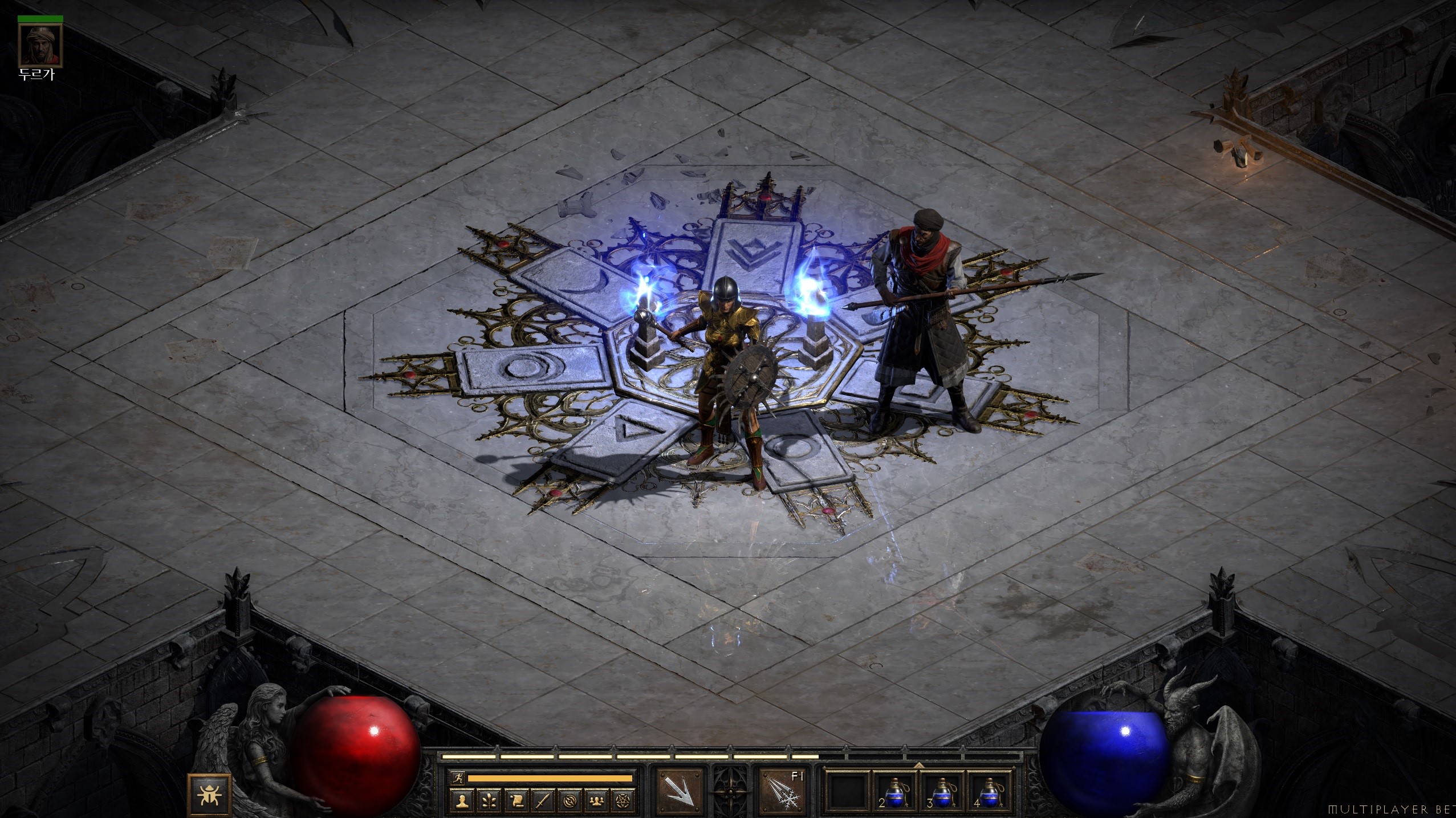 디아블로2 레저렉션 인게임 반사 및 광원 효과