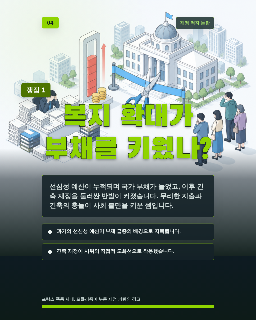 복지 확대가 부채를 키웠나?