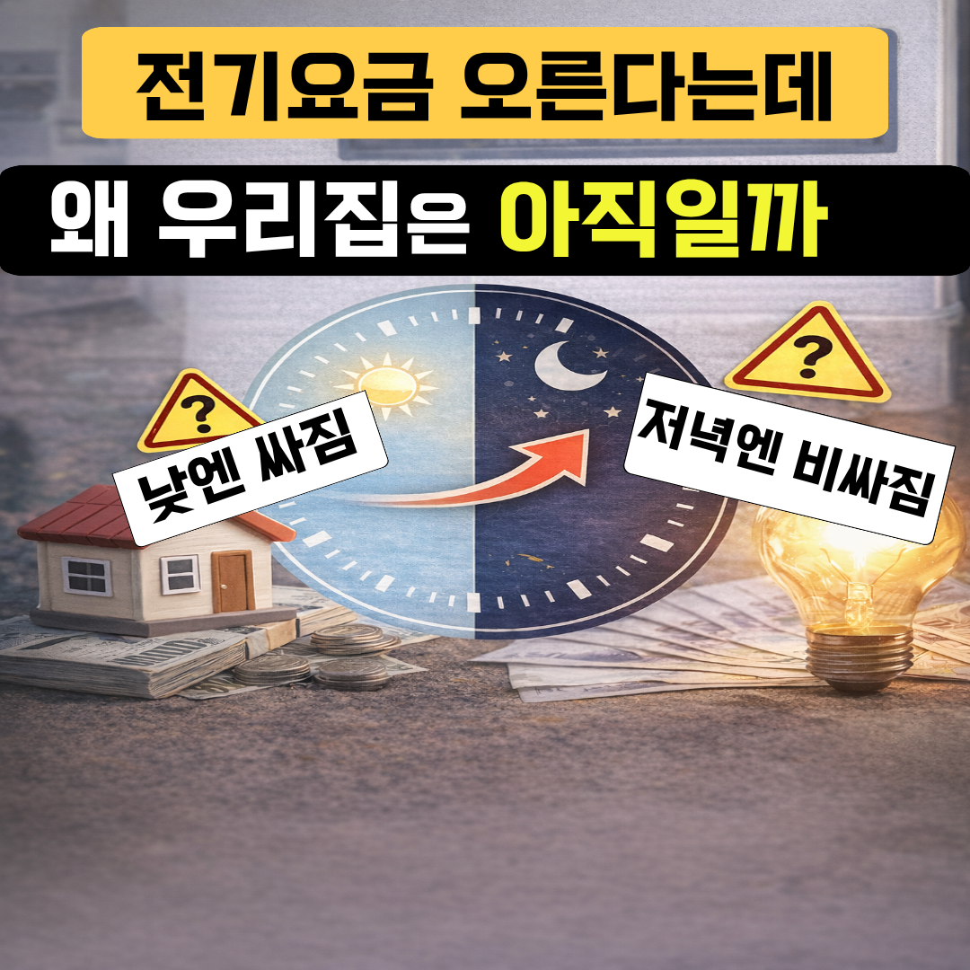 전기요금 낮엔 싸지고 저녁엔 비싸진다는데&hellip; 우리 집은 아직 아닙니다