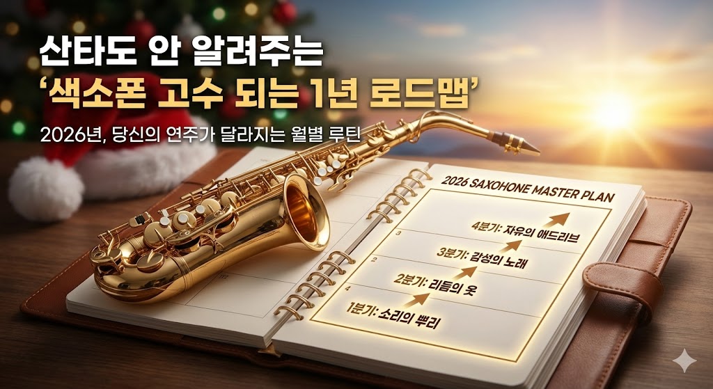 산타도 안 알려주는 '색소폰 고수 되는 1년 로드맵
