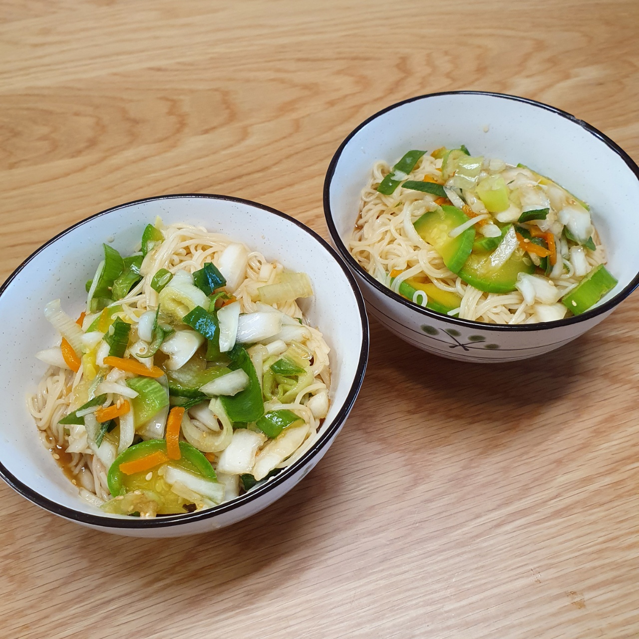 박막례 간장비빔국수 완성