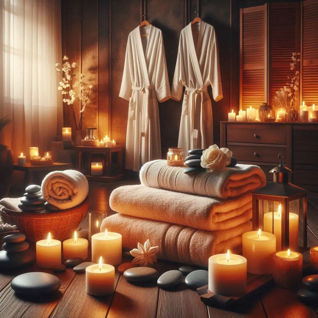 피부,체형관리 샵 배경