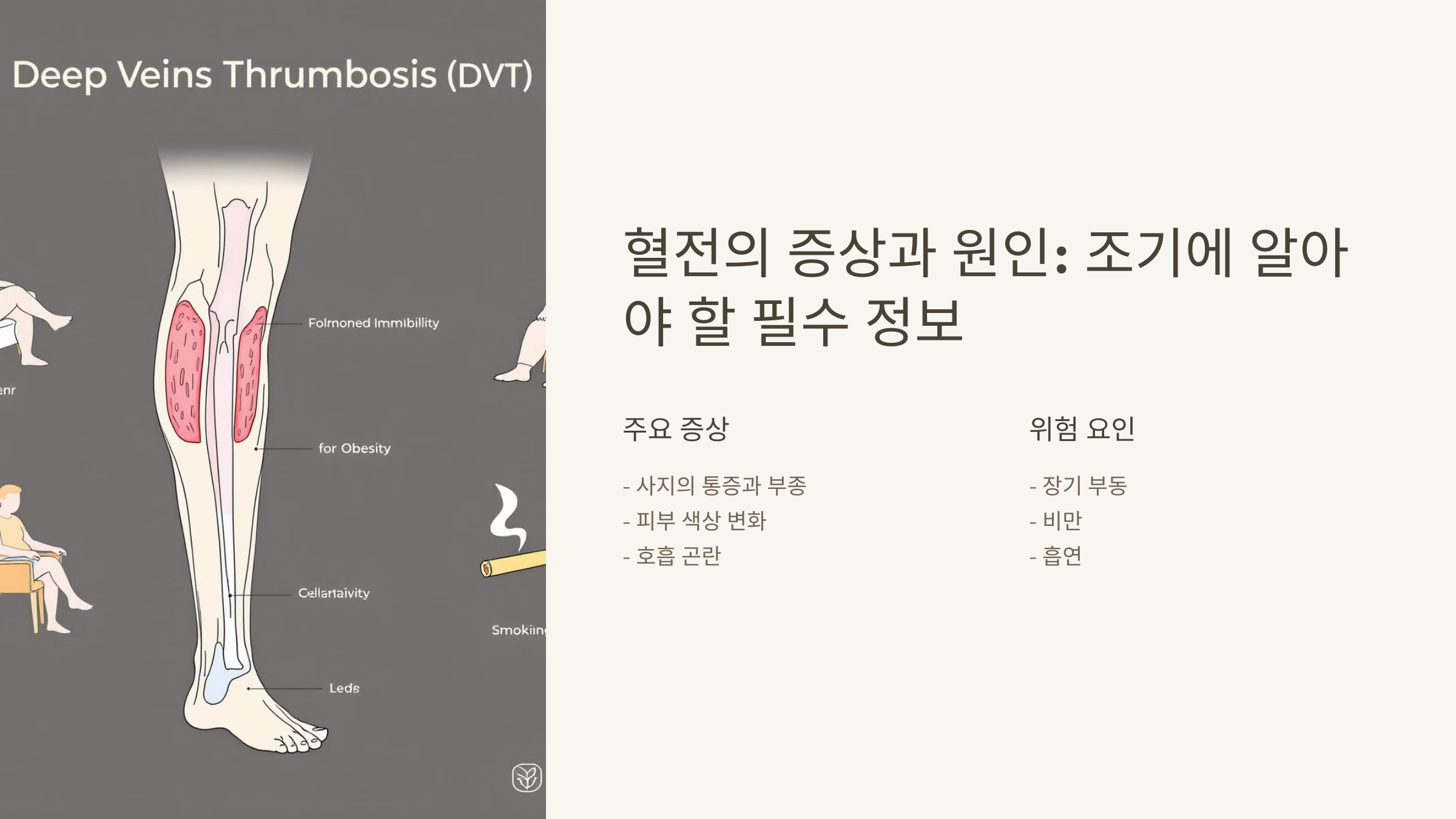 혈전의 증상과 원인