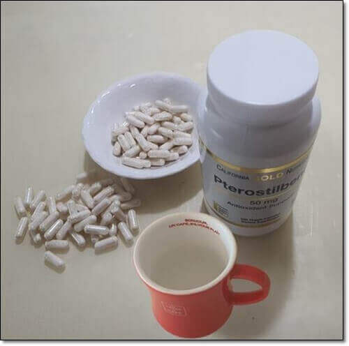 프테로스틸벤 보충제