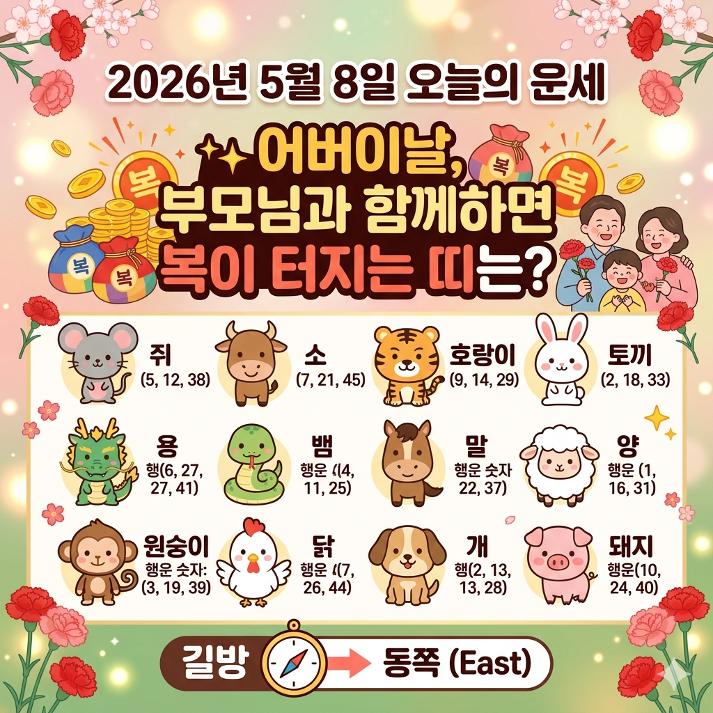 5월8일 오늘의 운세