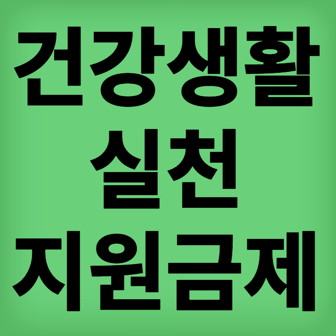 건강생활실천지원금제
