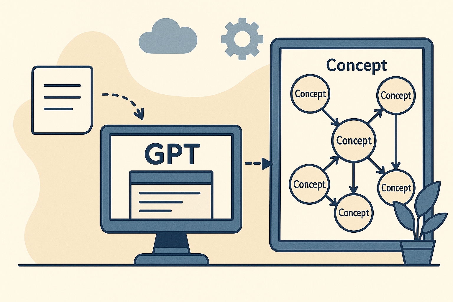 챗GPT 기반 지식 그래프 학습 자료 자동 생성