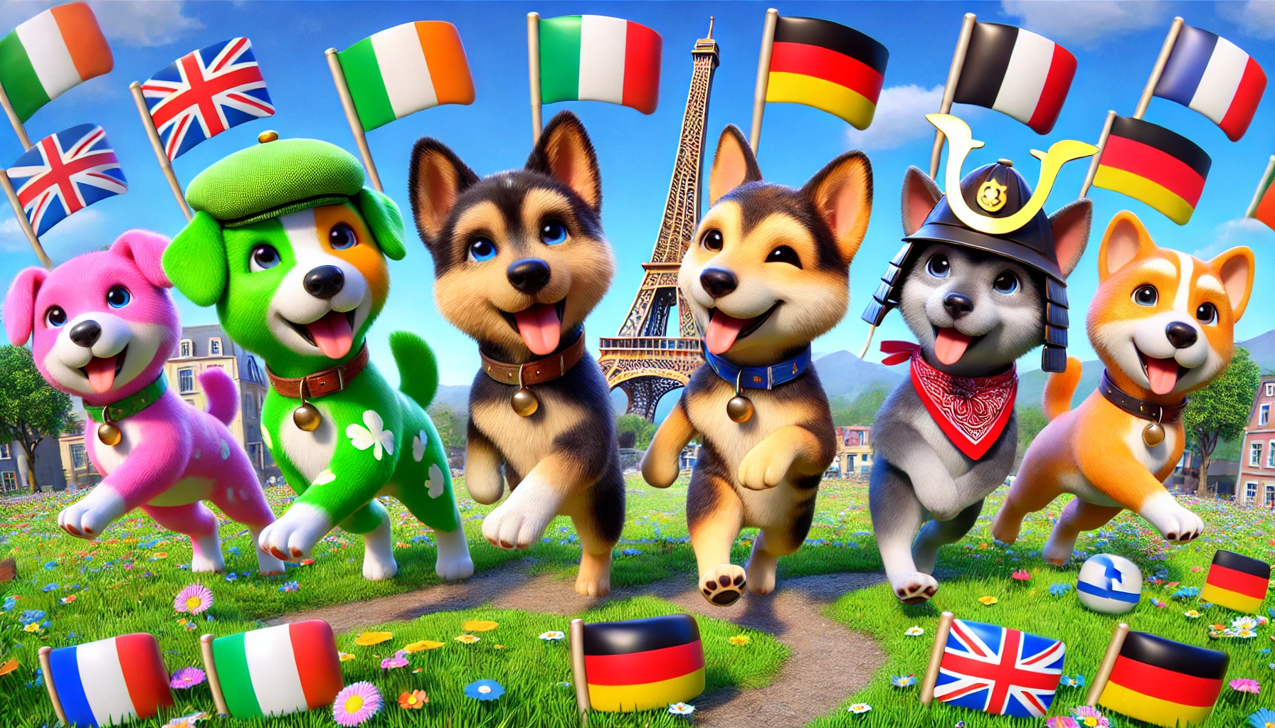 해외사례에 대한 강아지 이미지