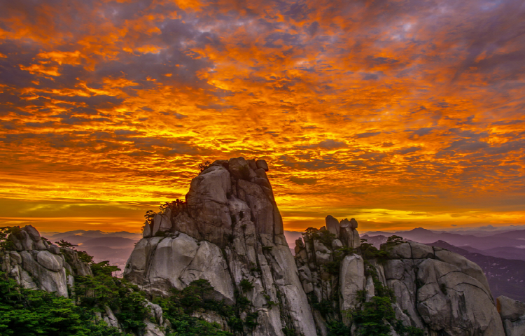 북한산 등산코스 지도
