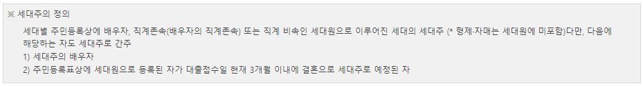 주거안정월세대출 자격