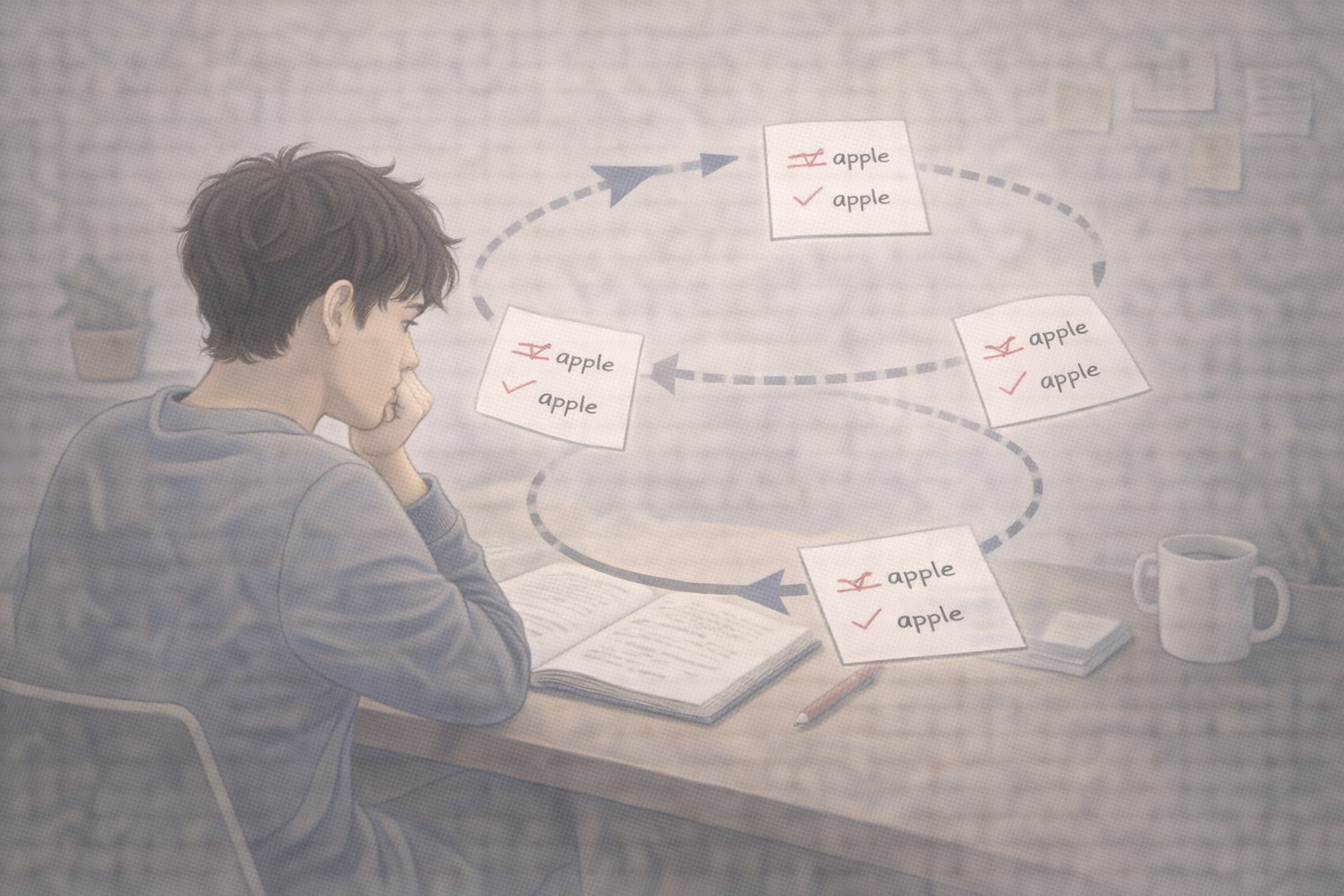 장기 학습자가 늘 같은 표현을 사용하는 이유