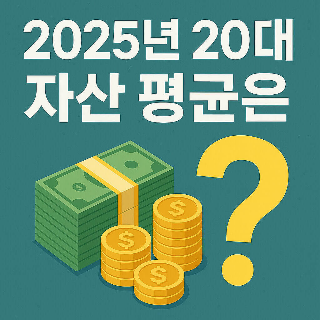2025년 20대 자산 평균은 얼마일까? image