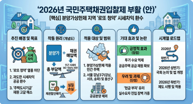 2026년 국민주택채권 부활 인포그래픽