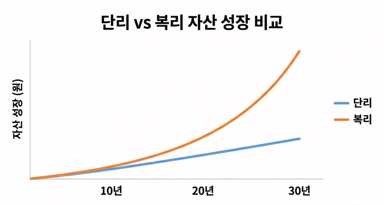 월 40만원 연 8% 복리 투자 시 1억 달성까지 자산 성장 시뮬레이션