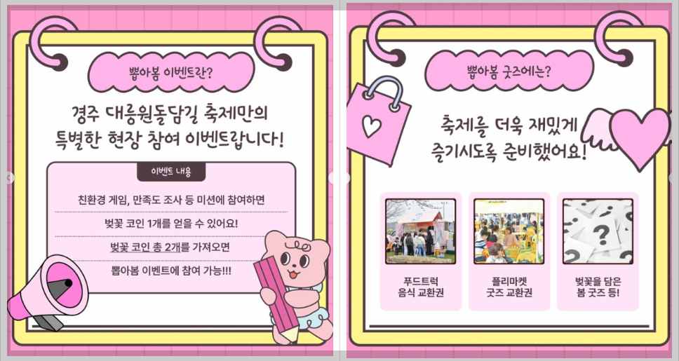 경주 대릉원 돌담길 벚꽃축제