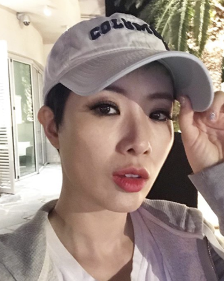 가수 박기영 셀카 모습