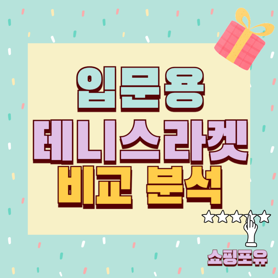 입문용 테니스라켓 추천