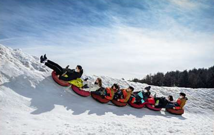 대관령 눈꽃마을 눈썰매장