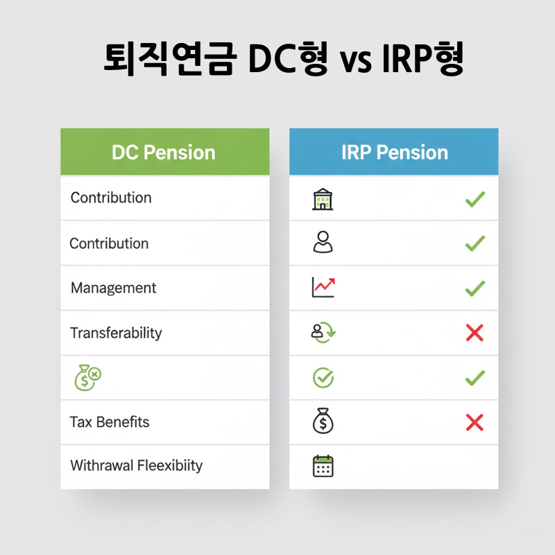 DC형 vs IRP형 핵심 차이 비교