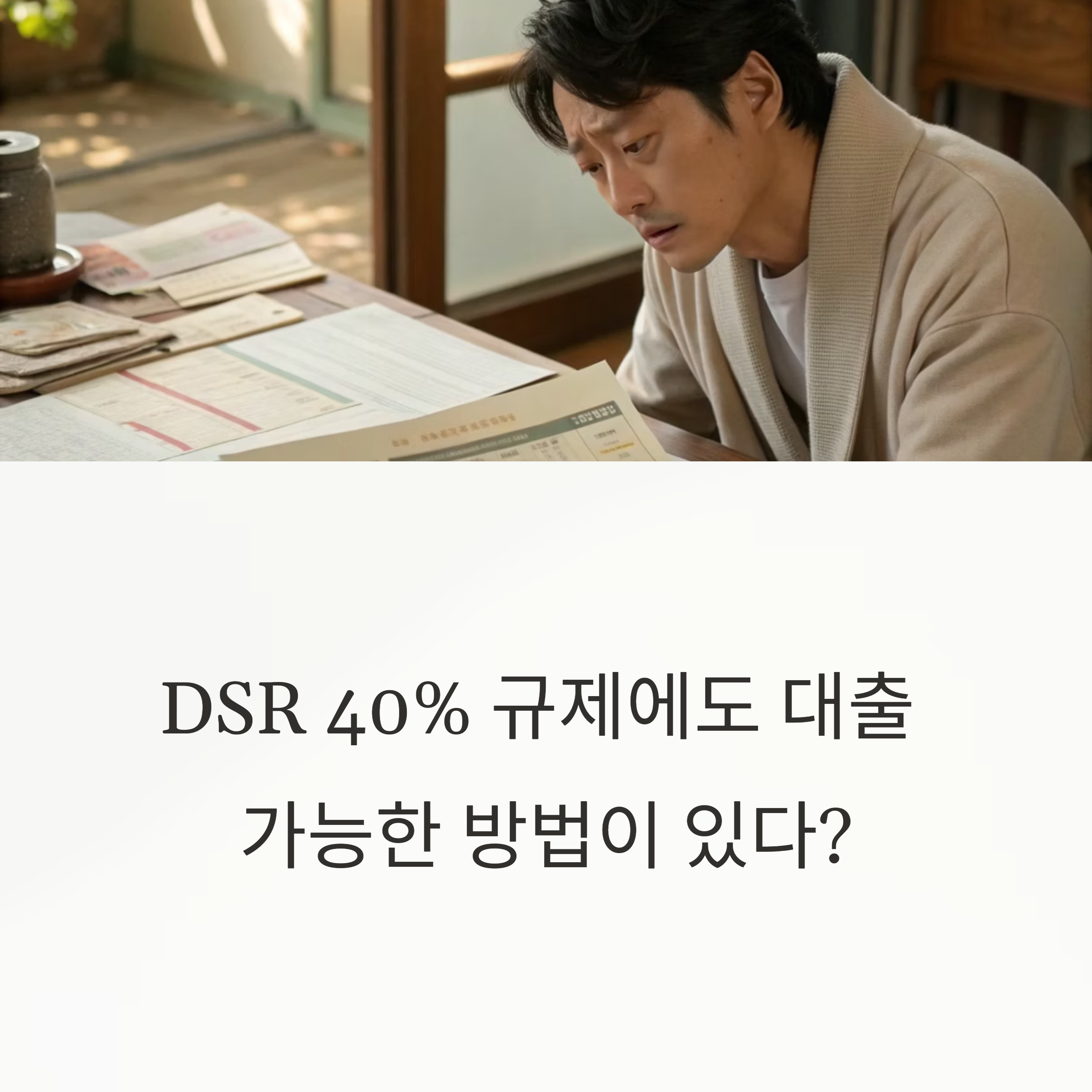 DSR 40% 규제에도 대출 가능한 방법은? 예외 조건과 신청 전략 총정리