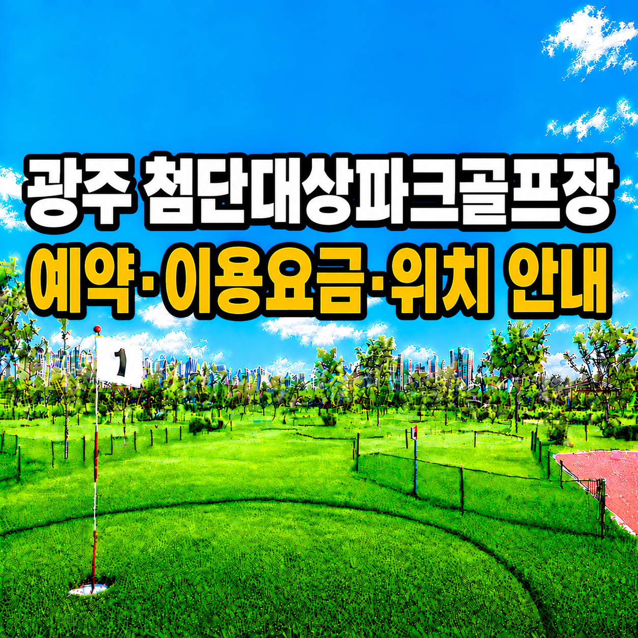 첨단대상파크골프장 예약 방법과 이용요금 총정리 (광주 파크골프장)