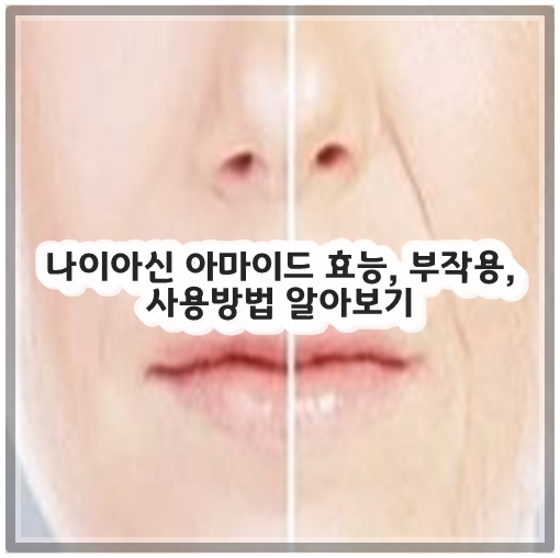 나이아신 아마이드 효능, 부작용, 사용방법 알아보기