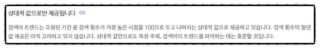 검색어트렌드 설명
