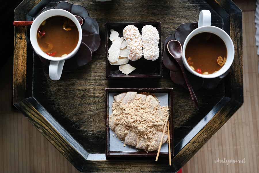 성북동 수연산방 메뉴