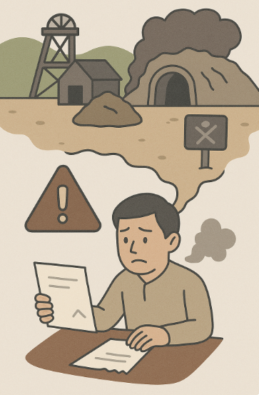 폐광산 인접지 낙찰자