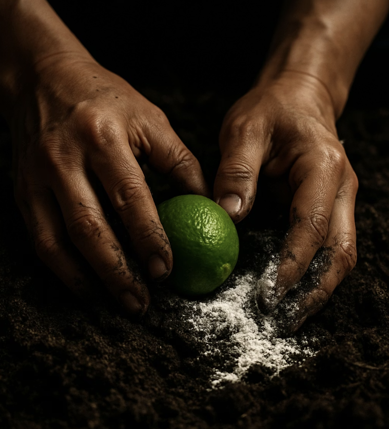 텃밭의 위장약&amp;#44; 석회의 역할