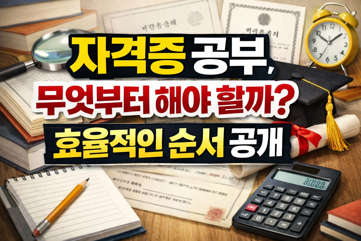 자격증 공부 순서 완벽 가이드